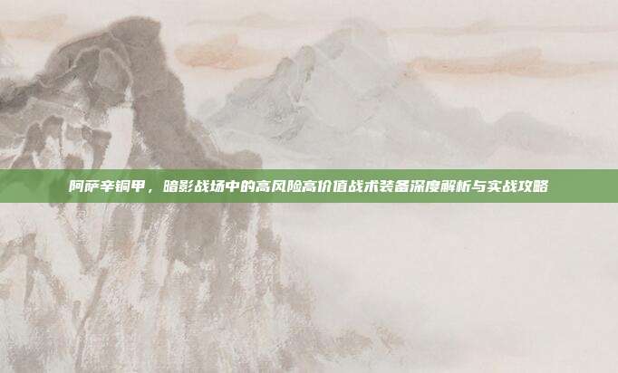 阿萨辛铜甲,暗影战场中的高风险高价值战术装备深度解析与实战攻略
