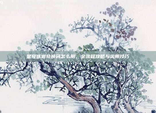 星穹铁道兑换码怎么用,全流程攻略与实用技巧