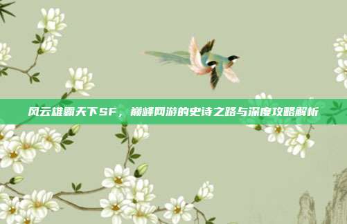 风云雄霸天下SF,巅峰网游的史诗之路与深度攻略解析