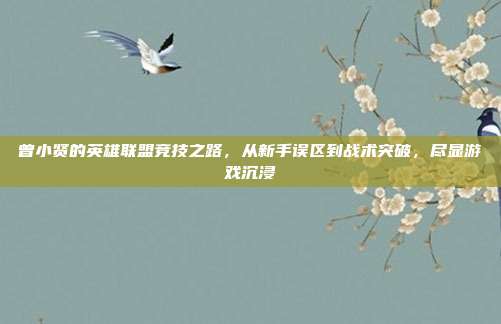 曾小贤的英雄联盟竞技之路，从新手误区到战术突破，尽显游戏沉浸