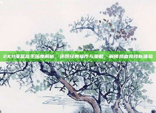 2K11灌篮高手深度解析,还原经典操作与策略,解锁热血竞技新体验
