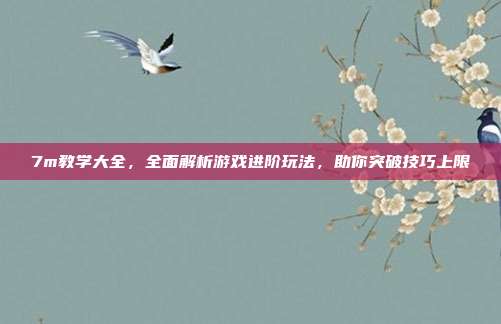 7m教学大全,全面解析游戏进阶玩法,助你突破技巧上限