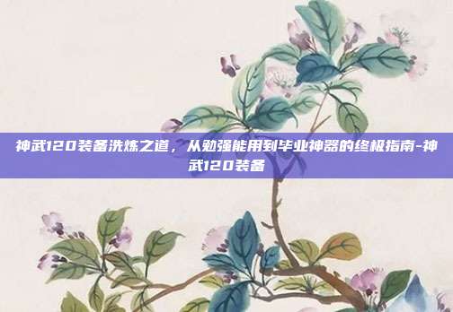 神武120装备洗炼之道，从勉强能用到毕业神器的终极指南-神武120装备