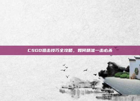 CSGO狙击技巧全攻略，如何精准一击必杀