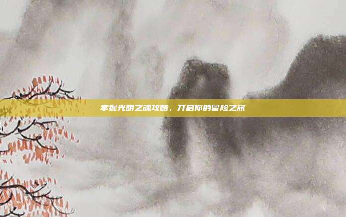 掌握光明之魂攻略,开启你的冒险之旅