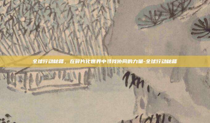 全球行动秘籍，在碎片化世界中寻找协同的力量-全球行动秘籍