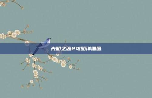 光明之魂2攻略详细图