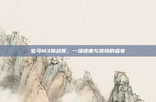 宝马M3挑战赛,一场速度与激情的盛宴