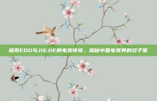 探索EDG与JIEJIE的电竞传奇，揭秘中国电竞界的双子星