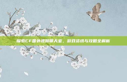 探索CF国外视频聊天室，游戏资讯与攻略全解析