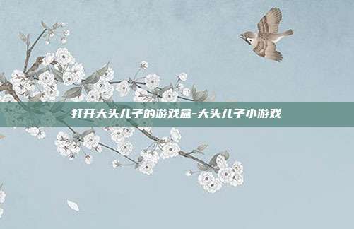 打开大头儿子的游戏盒-大头儿子小游戏
