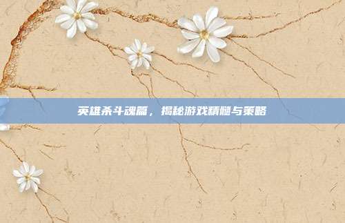英雄杀斗魂篇,揭秘游戏精髓与策略