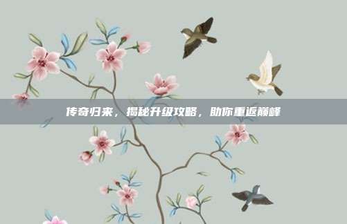 传奇归来，揭秘升级攻略，助你重返巅峰