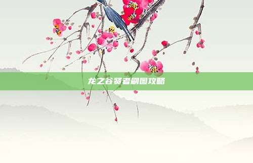 龙之谷贤者刷图攻略
