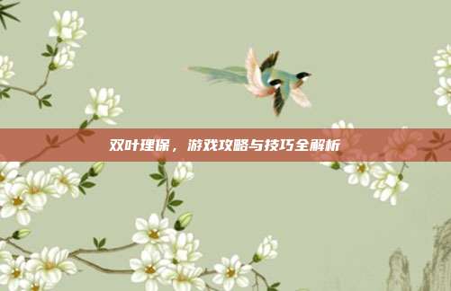 双叶理保，游戏攻略与技巧全解析