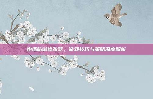 炮塔防御修改器，游戏技巧与策略深度解析