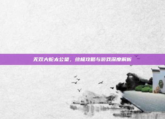 无双大蛇太公望，终极攻略与游戏深度解析