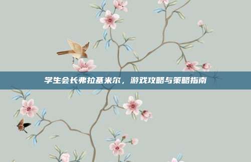 学生会长弗拉基米尔，游戏攻略与策略指南
