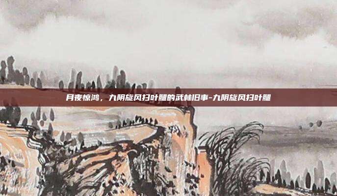 月夜惊鸿，九阴旋风扫叶腿的武林旧事-九阴旋风扫叶腿