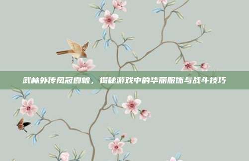 武林外传凤冠霞帔，揭秘游戏中的华丽服饰与战斗技巧