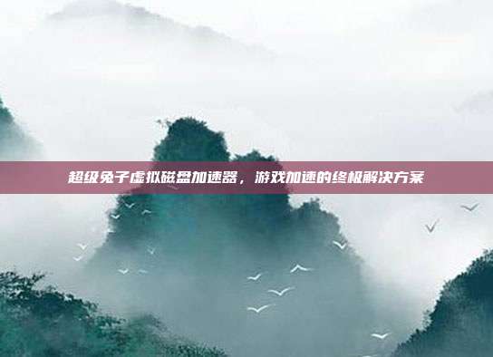 超级兔子虚拟磁盘加速器，游戏加速的终极解决方案
