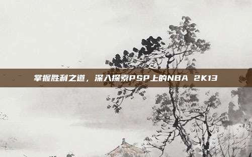 掌握胜利之道，深入探索PSP上的NBA 2K13