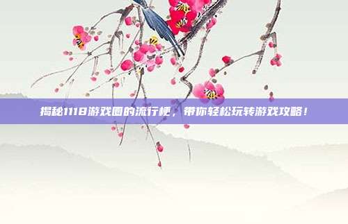 揭秘1118游戏圈的流行梗，带你轻松玩转游戏攻略！