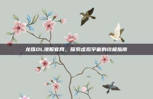 龙珠OL港服官网，探索虚拟宇宙的终极指南