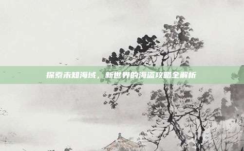 探索未知海域，新世界的海盗攻略全解析