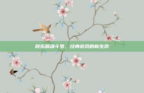 民乐版魂斗罗，经典游戏的新生命