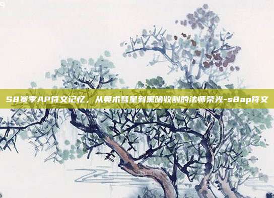S8赛季AP符文记忆，从奥术彗星到黑暗收割的法师荣光-s8ap符文