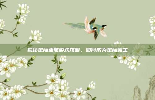 揭秘星际迷航游戏攻略，如何成为星际霸主