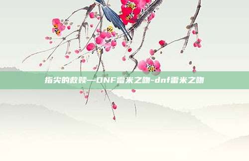 指尖的救赎—DNF雷米之吻-dnf雷米之吻