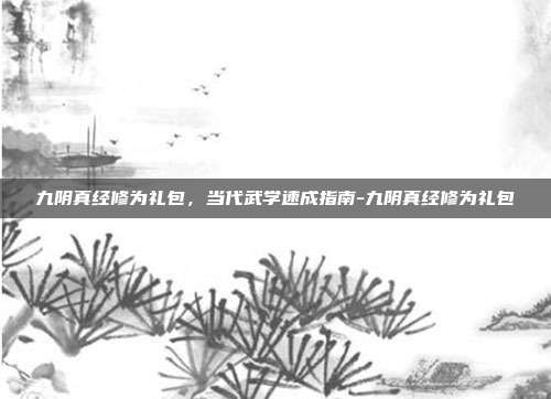 九阴真经修为礼包，当代武学速成指南-九阴真经修为礼包