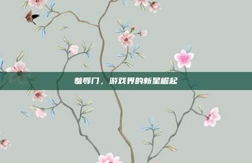 羞辱门,游戏界的新星崛起