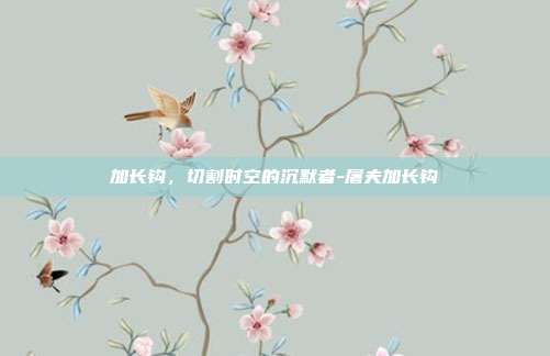加长钩,切割时空的沉默者-屠夫加长钩
