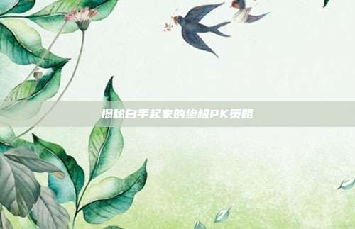 揭秘白手起家的终极PK策略