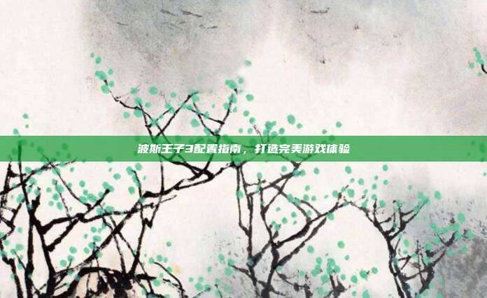 波斯王子3配置指南,打造完美游戏体验