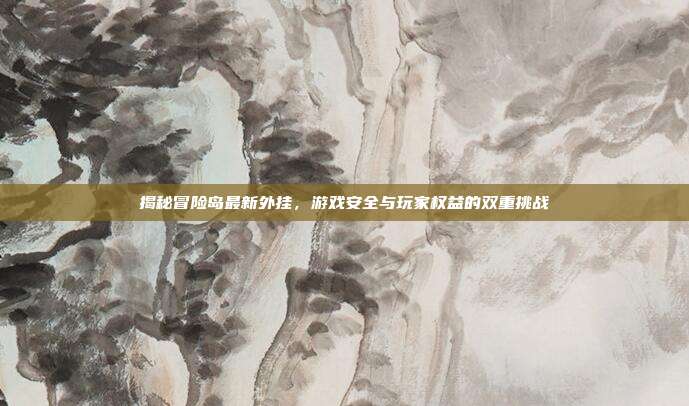 揭秘冒险岛最新外挂,游戏安全与玩家权益的双重挑战