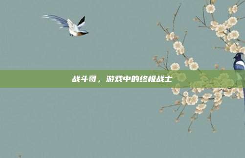 战斗哥,游戏中的终极战士