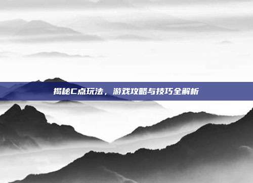 揭秘C点玩法,游戏攻略与技巧全解析