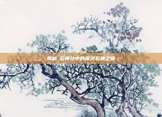 揭秘曚云神社中的雷灵石块之谜