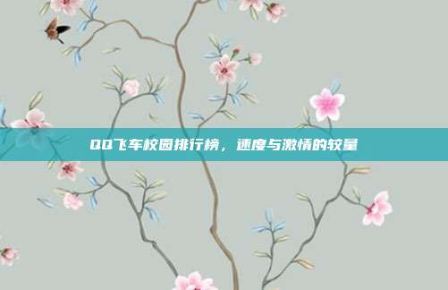 QQ飞车校园排行榜，速度与激情的较量