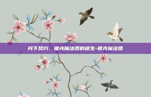 月下契约,银光魔法团的诞生-银光魔法团