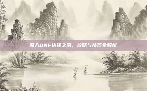 深入DNF抉择之沼,攻略与技巧全解析