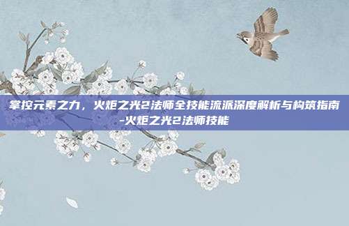 掌控元素之力，火炬之光2法师全技能流派深度解析与构筑指南-火炬之光2法师技能