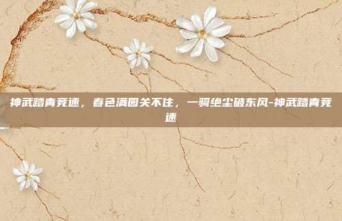 神武踏青竞速,春色满园关不住,一骑绝尘破东风-神武踏青竞速